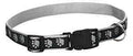 PAWPRINT COLLAR TT BLK 6-10IN 