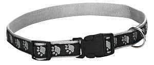 PAWPRINT COLLAR TT BLK 6-10IN 