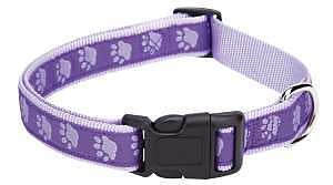 PAWPRINT COLLAR TT PUR 14-20IN