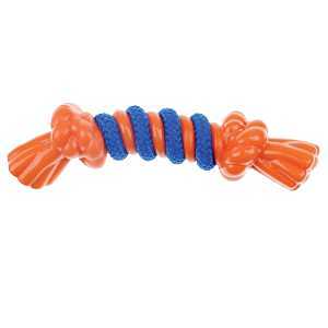 TPR & ROPE BONE ORANGE SMALL  