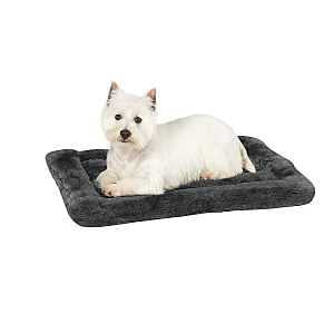 PLUSH MAT GRAY MEDIUM 23X16IN 