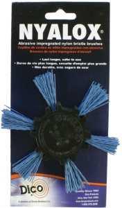4" BLUE FINE NYALOX FLAP BRUSH