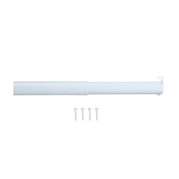 ProSource 21016PHX-PS Adjustable Closet Rod, 72 to 120 in L, Steel