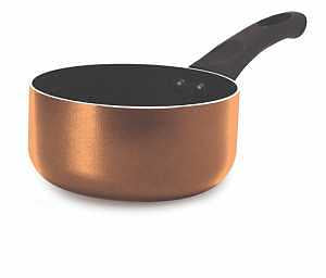 SAUCEPAN NON-STICK COPPER 2QT 