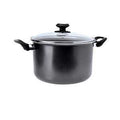 COOKER NS W/GLASS LID GRAY 8QT