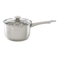 SAUCEPAN W/GLASS LID POL 3QT  