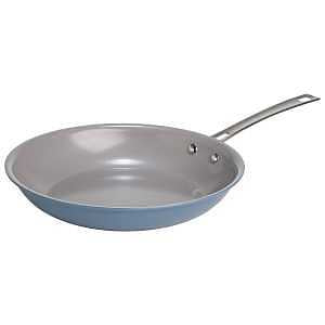 FRY PAN CERAMIC DUSTY BLU 11IN