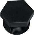 PLUG POLY MALE 1-1/2IN NPTXHEX