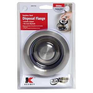 DISPOSAL COLLAR & STOPPER SS  