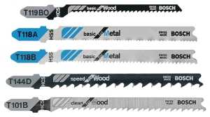JIGSAW BLADE ASST T-SHK (5PK) 
