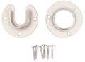 FLANGE SET STN NCKL FINISH    