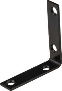 CRNR BRACE 3-1/2X3/4IN BLK    