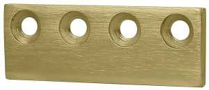 ADAPTER CONN BRSH GOLD 3-1/8IN
