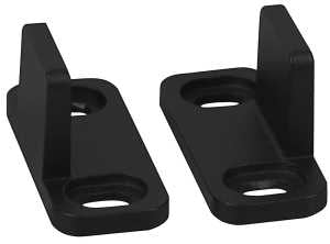 GUIDE FLR DBL MAT BLK 1-3/4IN 