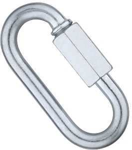 LINK QUICK ZN PLTD 1/4IN 6PK  