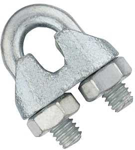 CLAMP CABLE WIRE ZP 1/4IN 10PK