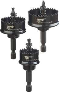 HOLE SAW KIT 3PC THIN WALL    