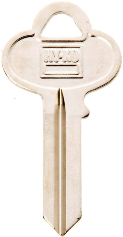 Hy-Ko 11010CO5 Key Blank, Brass, Nickel, For: Corbin Russwin Cabinet, House Locks and Padlocks, CO5 Key Number