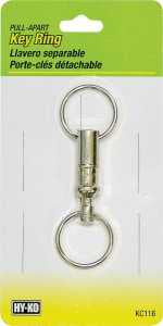 KEY RING PULL APART CARDED 3IN