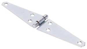 HINGE STRAP STEEL HD 4IN ZINC 