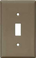 WALL PLATE 1 GNG TGL NYLON BRN