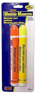 MARKER WINDOW NEON ORANGE-YEL 