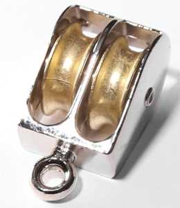 ROPE PULLEY RIGID SNGL ZN 1IN 