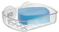 SOAP DISH SUCTION CLEAR       