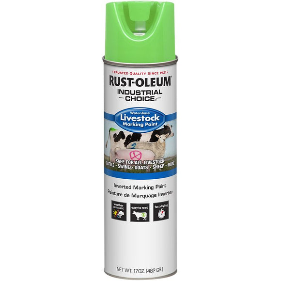 Rust-Oleum 383007 Marking Paint, Fluorescent Green, 17 fl-oz, Can