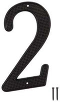 HOUSE NUMBER 2 BLACK 4IN      