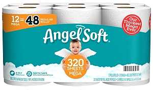 ROLL PAPER TOILET 12 MEGA ROLL