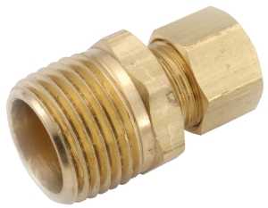 CONNECTOR 3/16COMP X 1/8MPT LF