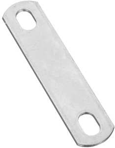 PLATE U BOLT SQ STL 3/8X3IN ZN