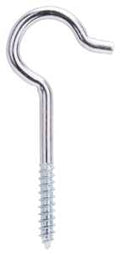 HOOK CEILING STL NO 6 BRT ZNC 