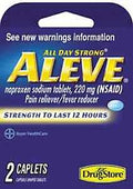 ALEVE PAIN RELIF TRIAL CAP 2CT