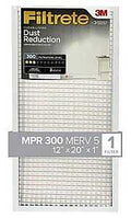 FILTER AIR DST REDUC 12X20X1IN