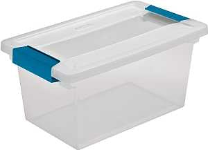 BOX CLIP MEDIUM CLEAR         