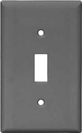WALL PLATE 1 GNG TGL NYLON BLK
