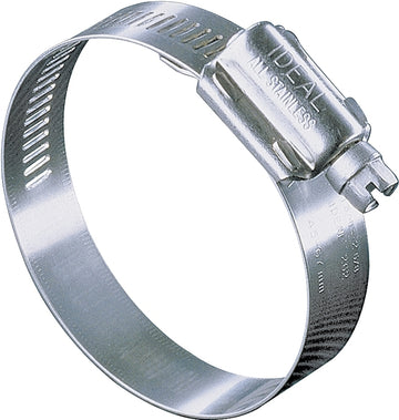 Ideal-Tridon Hy-Gear 68-0 Series 6820053 Interlocked Worm Gear Hose Clamp, #20, 3/4 to 1-3/4 in, Stainless Steel