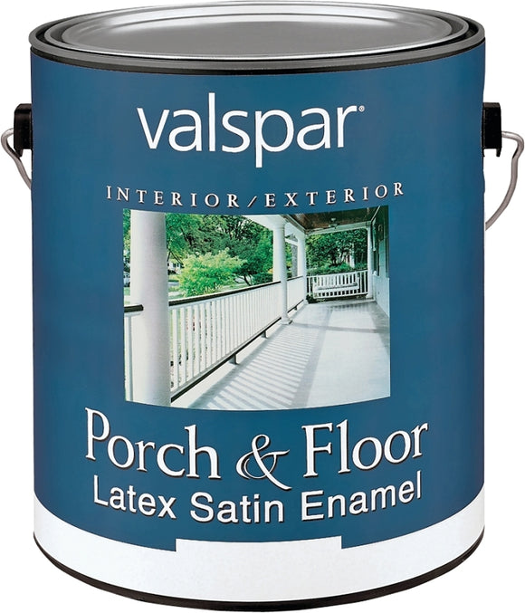 Medallion 1500 Series 027.0001534.007 Porch and Floor Paint, Satin Sheen, Dark Gray, 1 gal, 400 sq-ft/gal Coverage Area