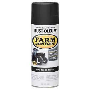SPRAY PAINT LOW GLOSS BLK 12OZ