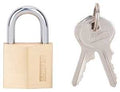 PADLOCK BRASS 1/2IN SHKL WDTH 