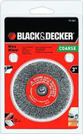 WHEEL BRUSH 3INCRIMP WIRE1/4  