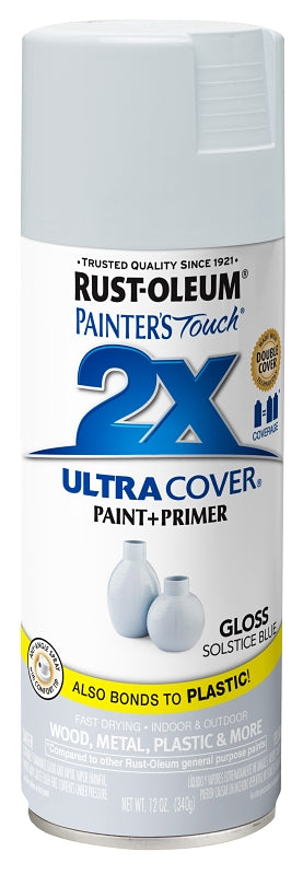 Rust-Oleum 342060 Spray Paint, Gloss, Solstice Blue, 12 oz Can
