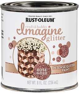 PAINT INTENSE GLTR ROSEGLD 8OZ