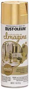 PAINT SPRAY MTLAC BRASS 11OZ  