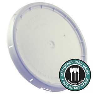 FOODSAFE LID GASKETED WHITE   