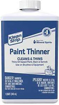 THINNER PAINT PLASTIC CAN QT  