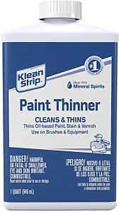 THINNER PAINT PLASTIC CAN QT  