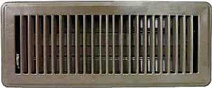 REGISTER FLOOR 4X12IN BRN     